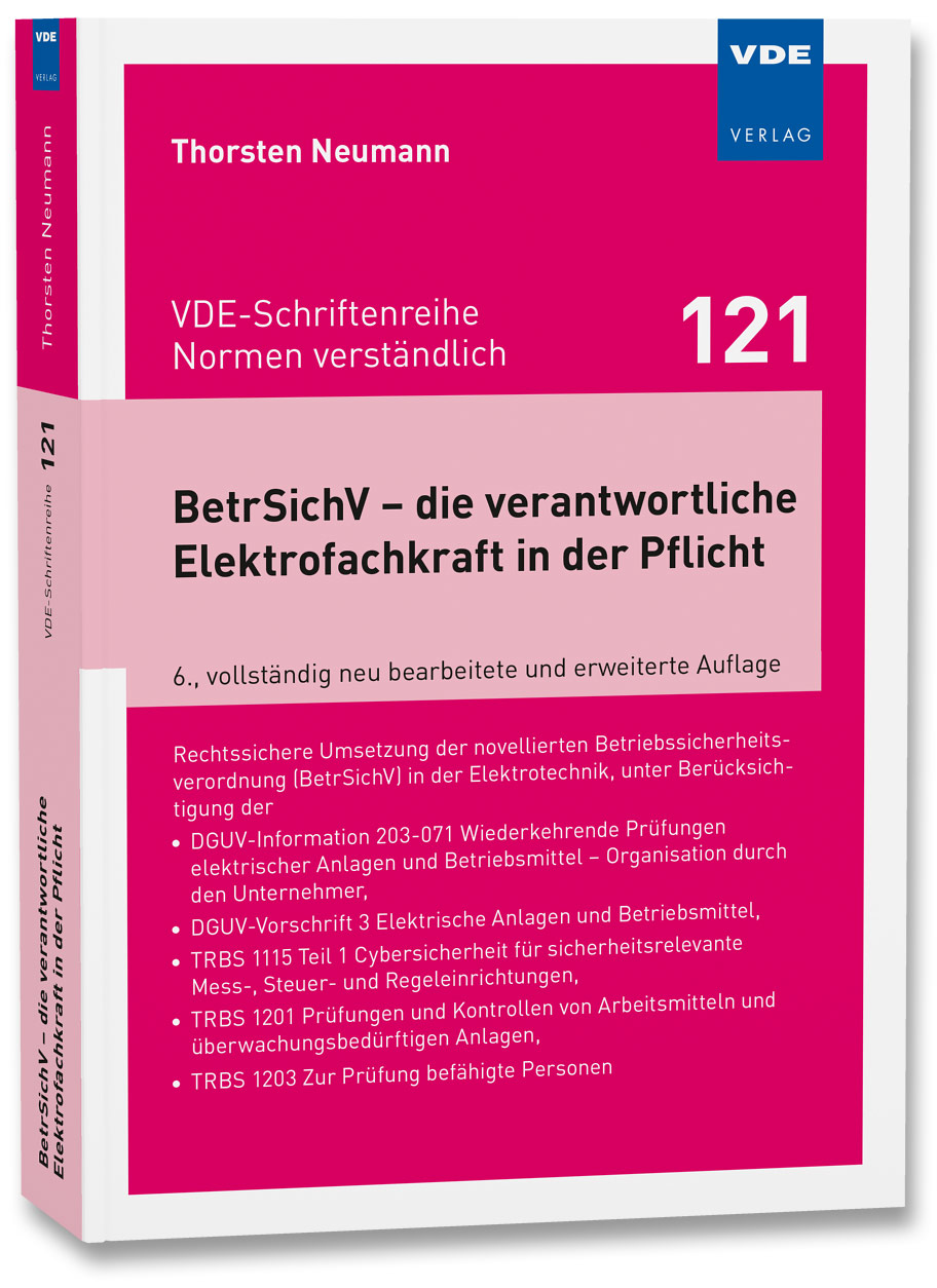 Cover_BetrSichV - die verantwortliche Elektrofachkraft in der Pflicht