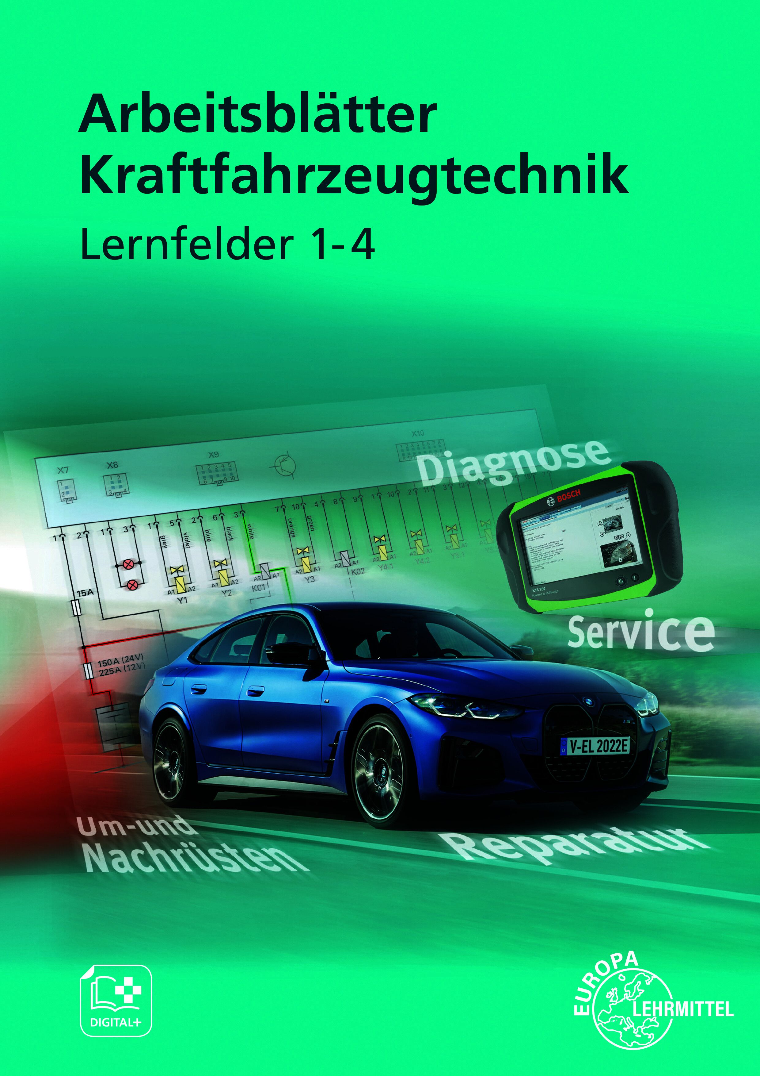 Arbeitsblätter Kraftfahrzeugtechnik Lernfelder 1-4