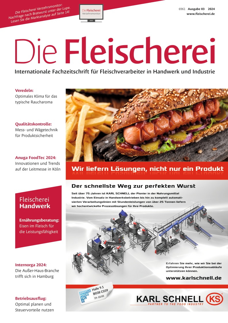 Die Fleischerei - Ausgabe 3/2024 - digital