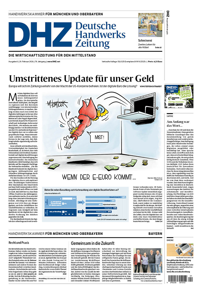 Deutsche Handwerks Zeitung - Ausgabe 4/2026