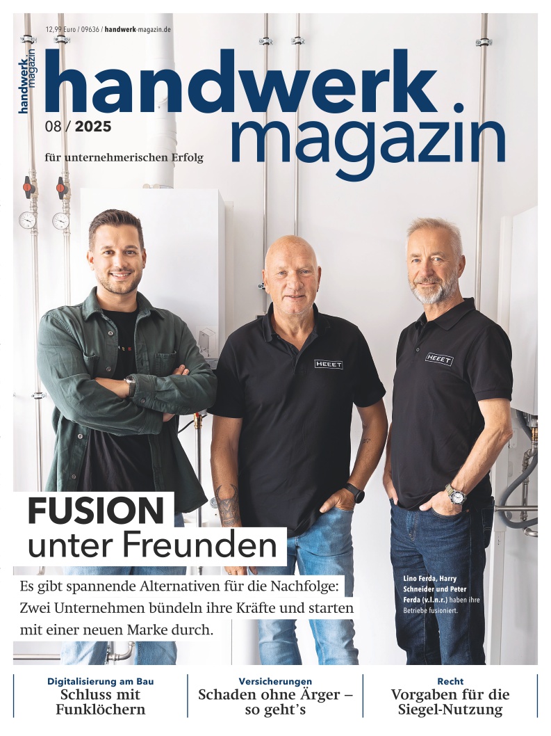 handwerk magazin - Ausgabe 8/2025