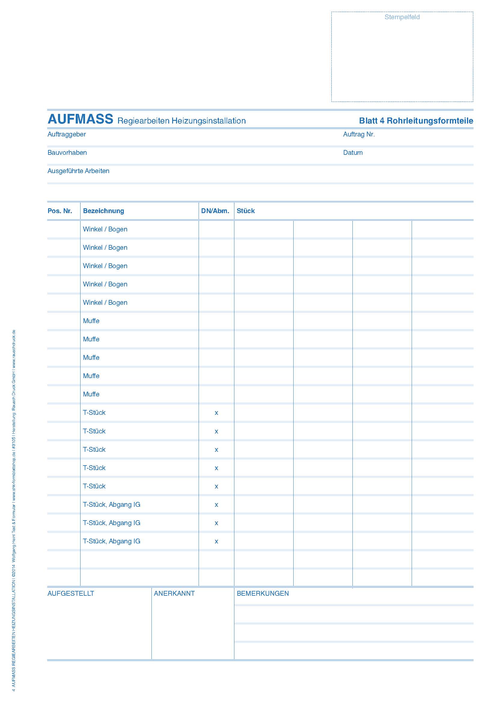 produktbild_handwerktimer-meistertimer_shk_aufmass-heizungsinstallation-4 Aufmass Regiearbeiten Heizungsinstallation