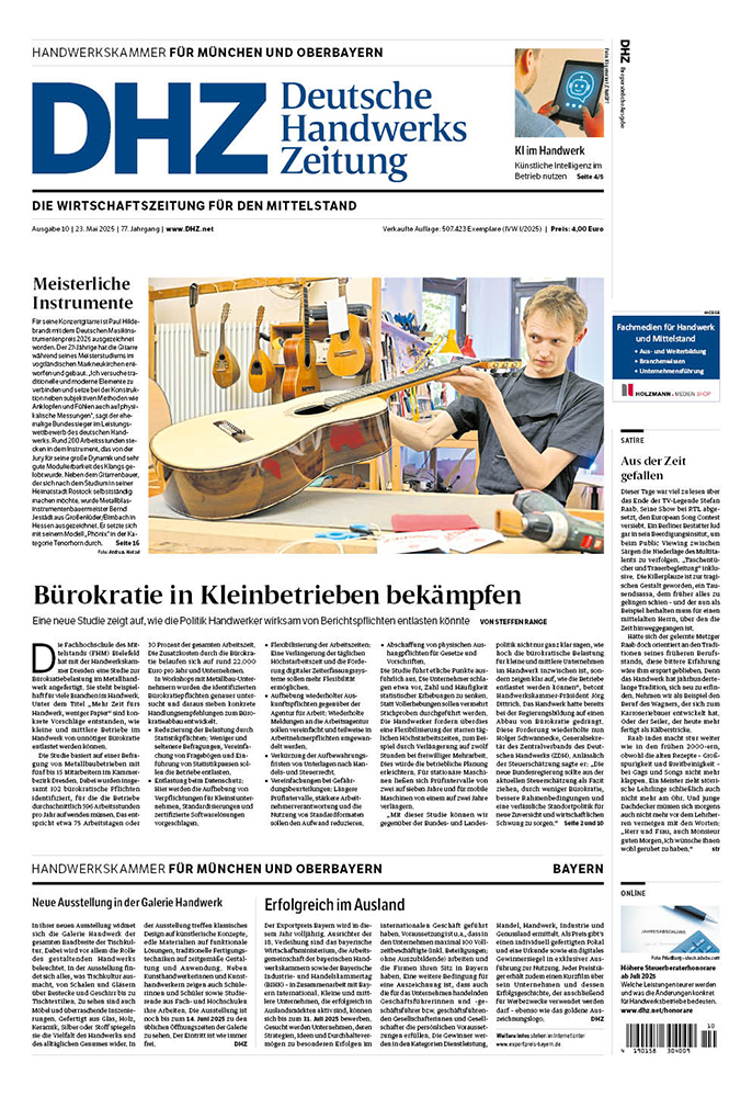 Deutsche Handwerks Zeitung - Ausgabe 10/2025