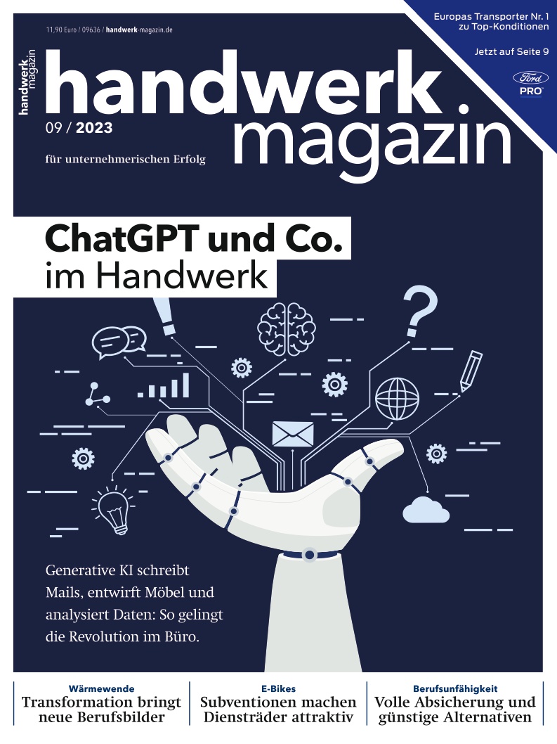 handwerk magazin - Ausgabe 9/2023 - digital