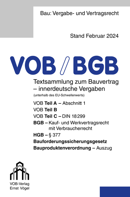 cover_VOB/BGB_Textsammlung_zum_Bauvertrag_-_innerdeutsche_Vergaben