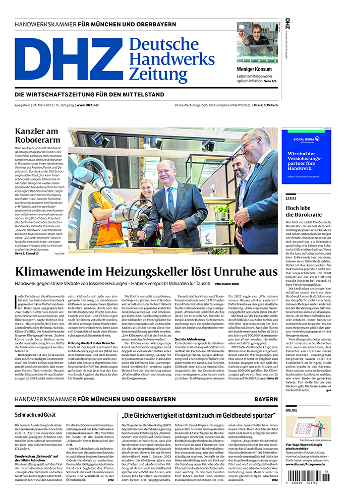 Deutsche Handwerks Zeitung - Ausgabe 6/2023
