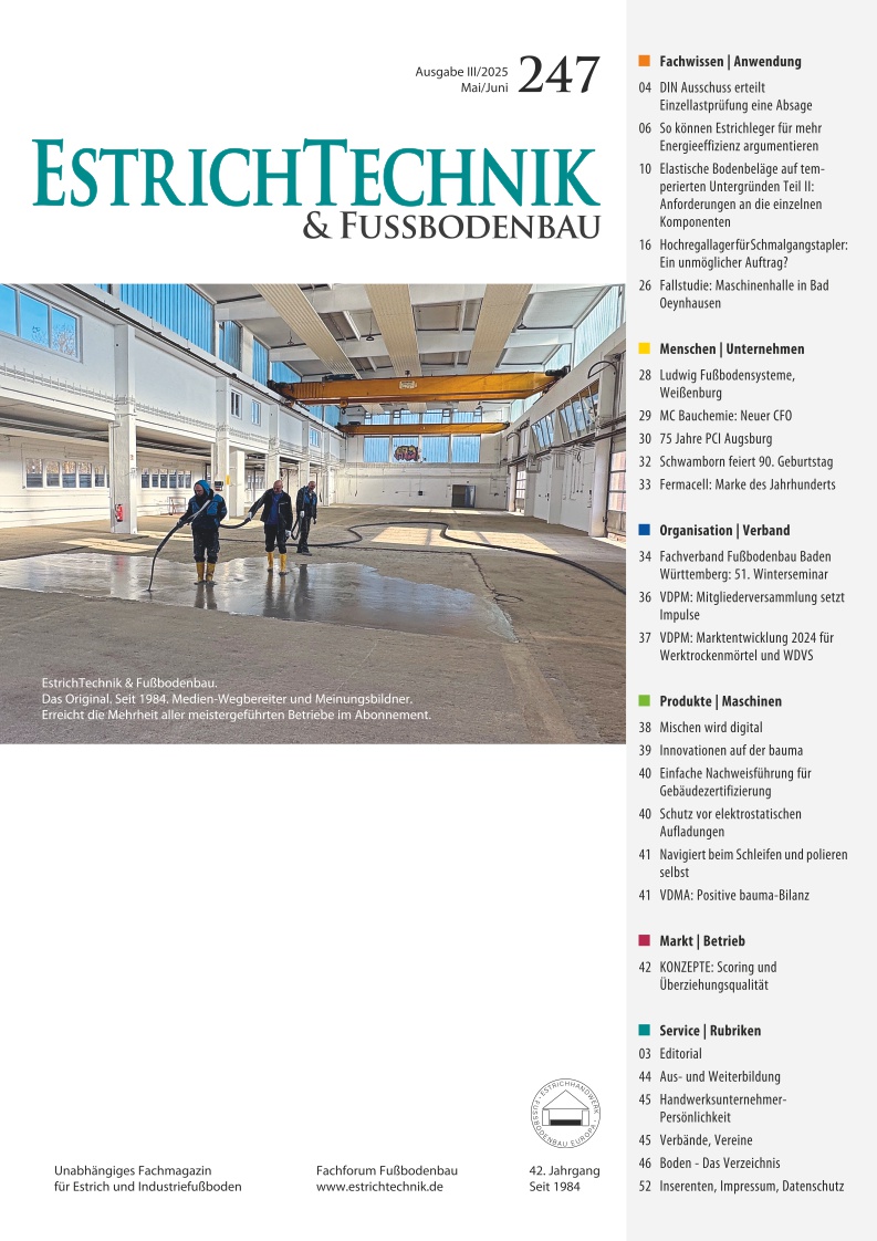 EstrichTechnik - Ausgabe 3/2025