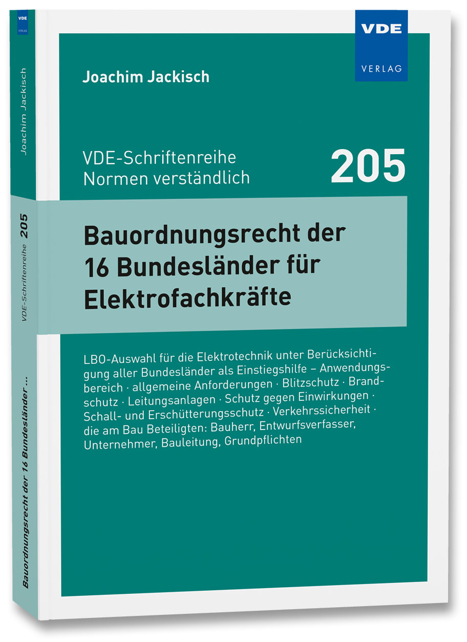cover_Bauordnungsrecht_der_16_Bundesländer_für_Elektrofachkräfte
