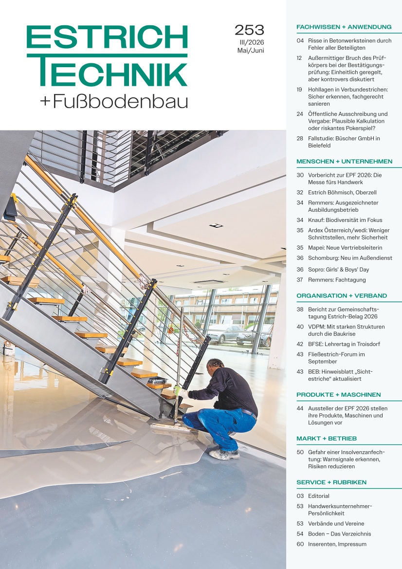 EstrichTechnik - Ausgabe 3/2026 - digital