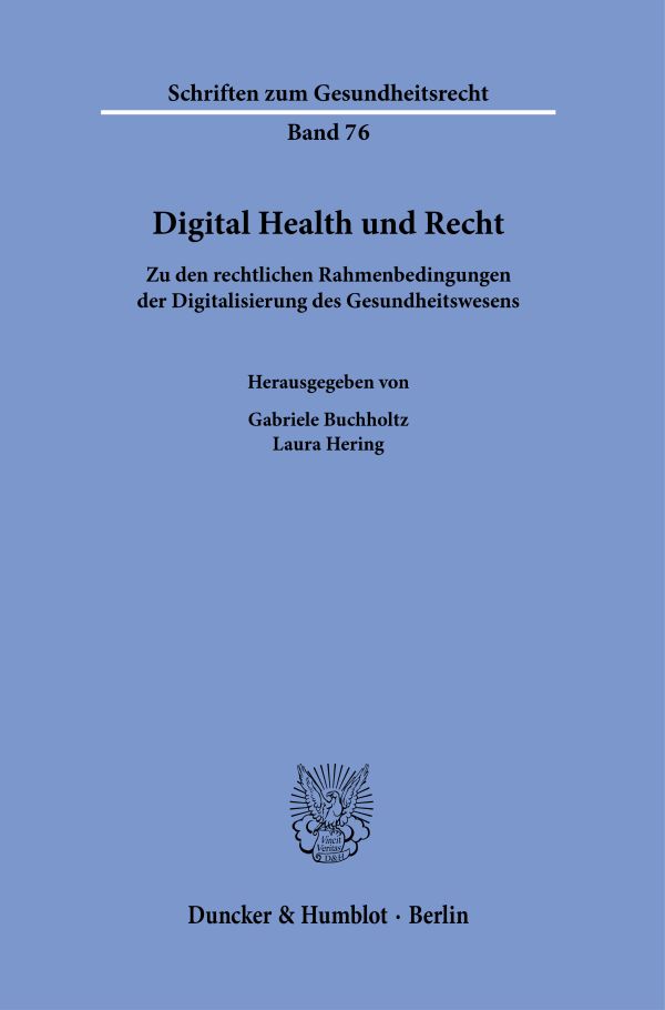 Cover Digital Health und Recht