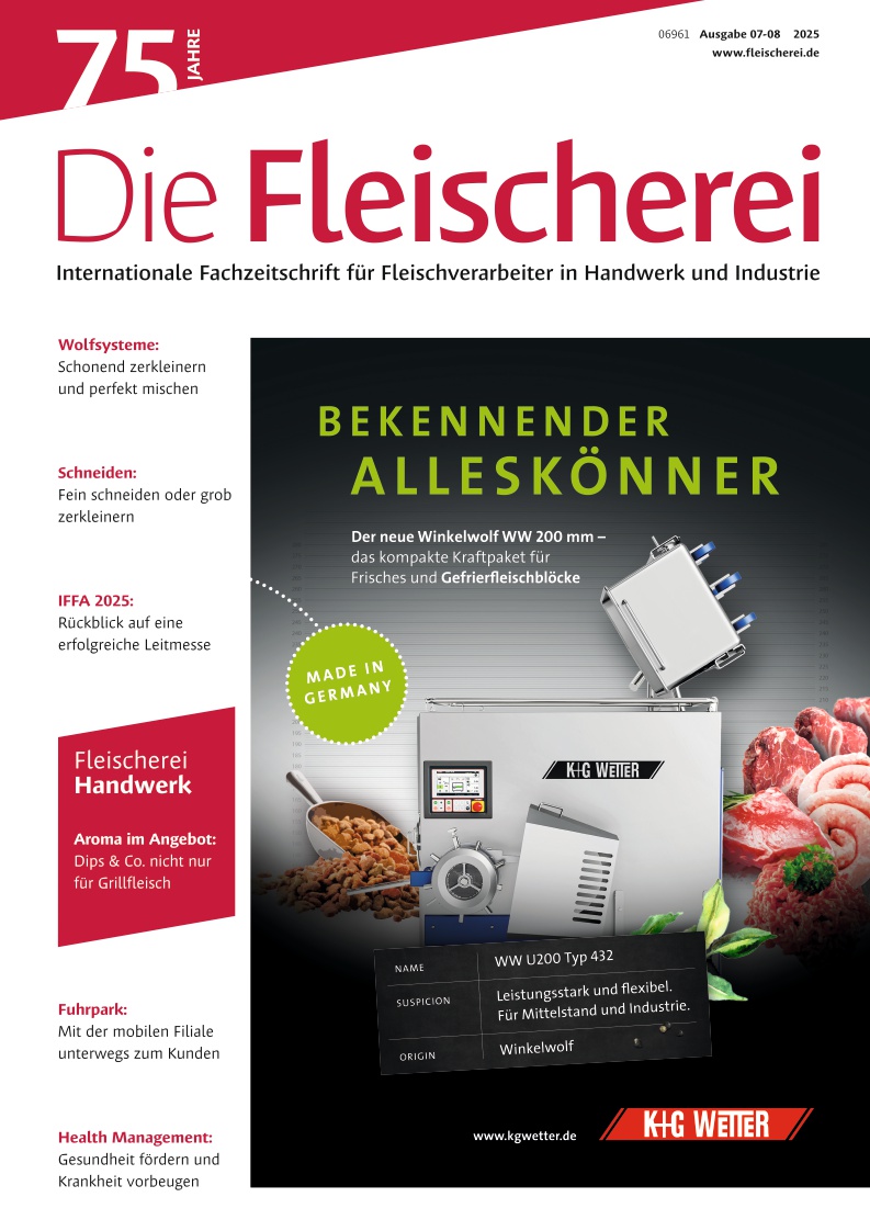 Die Fleischerei - Ausgabe 7-8/2025 - digital