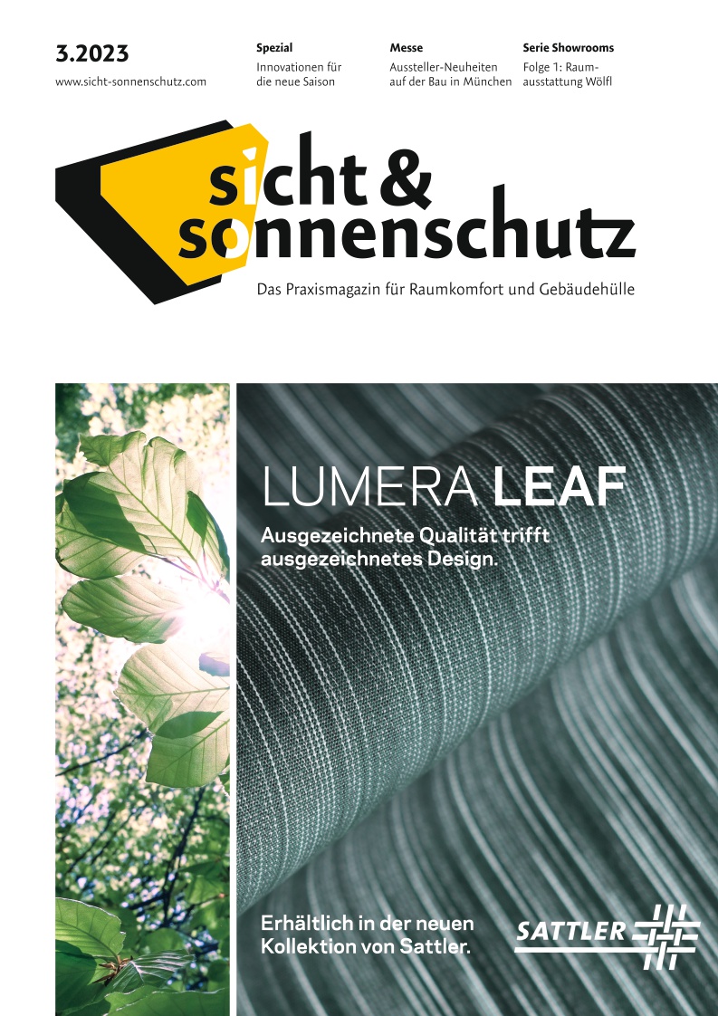 sicht & sonnenschutz - Ausgabe 3/2023 - digital