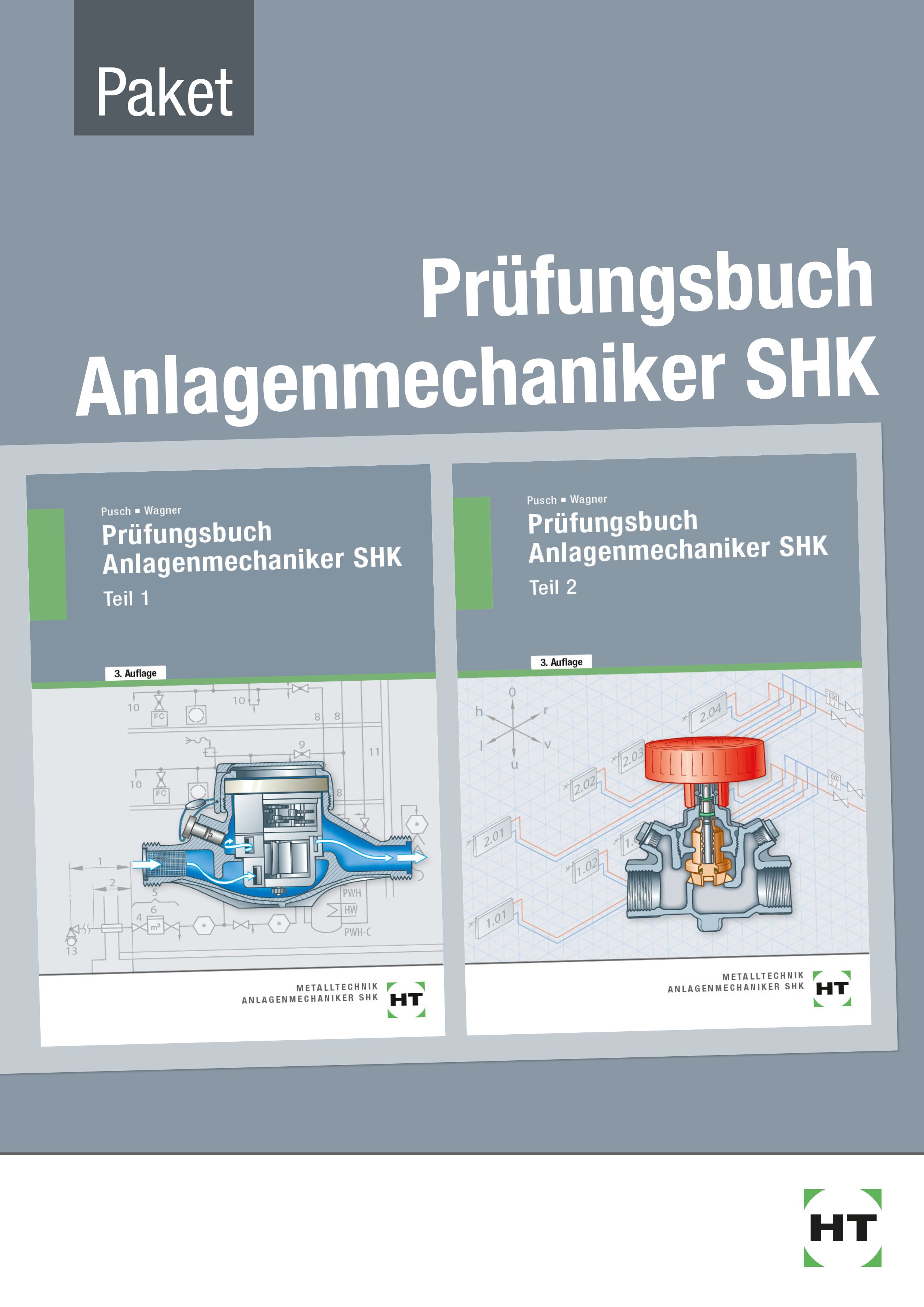 Paketangebot Prüfungsbuch Anlagenmechaniker SHK
