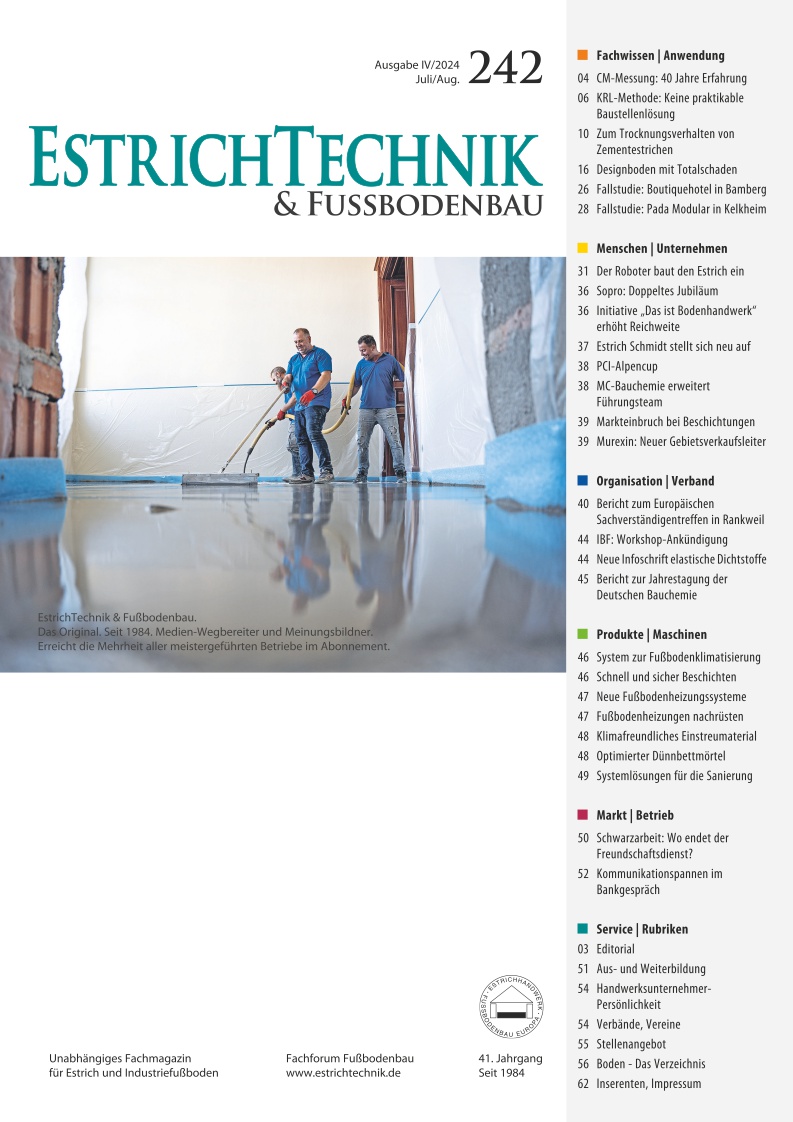 Cover EstrichTechnik 4 2024