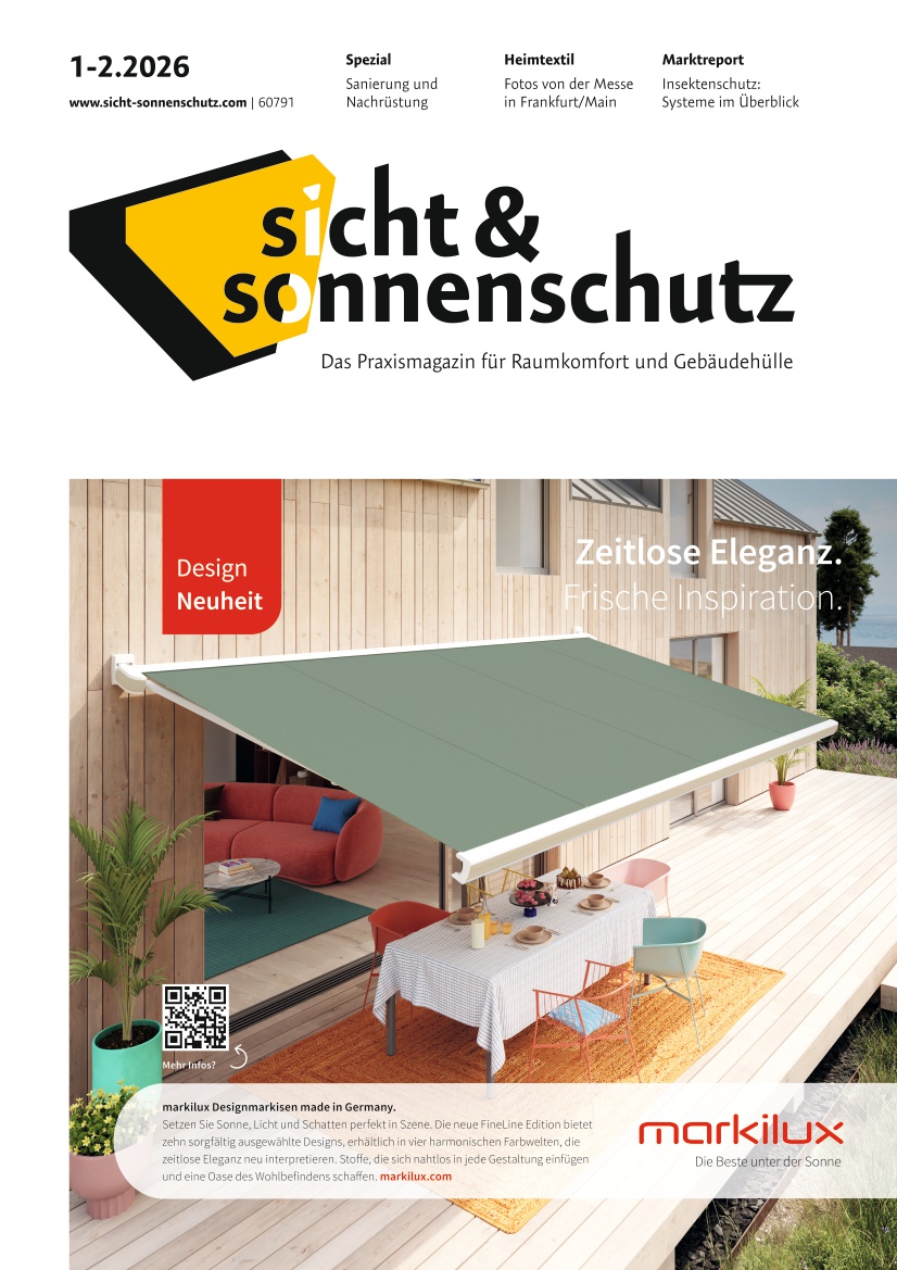 sicht & sonnenschutz - Ausgabe 1-2/2026 - digital