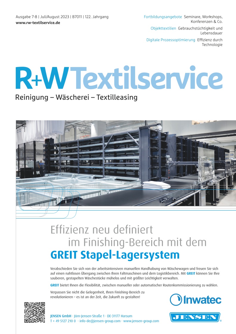 R+WTextilservice - Ausgabe 7-8/2023 - digital