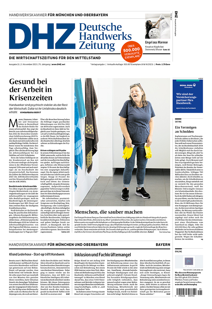 Deutsche Handwerks Zeitung - Ausgabe 21/2023