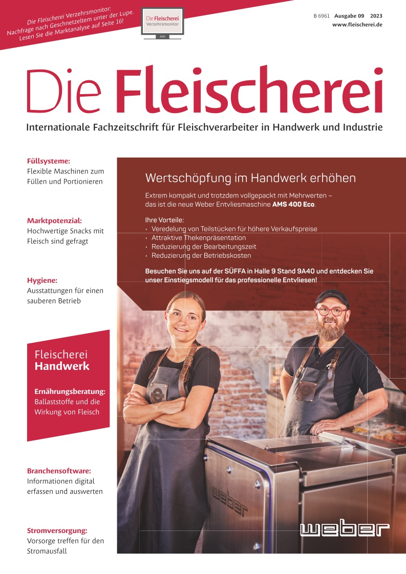 Die Fleischerei - Ausgabe 9/2023 - digital