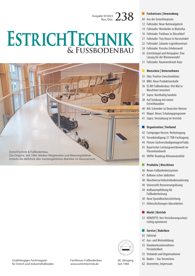 EstrichTechnik - Ausgabe 6/2023 - digital