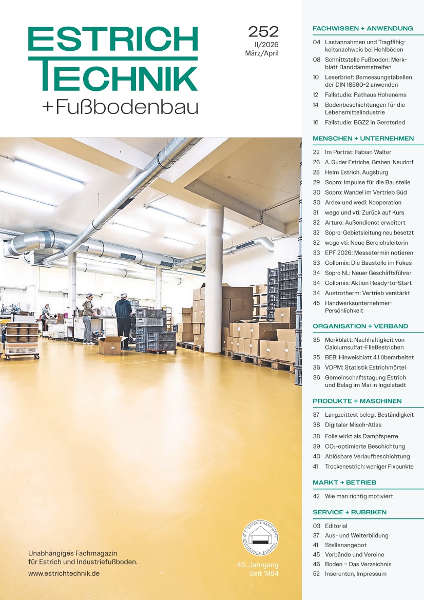 EstrichTechnik - Ausgabe 2/2026