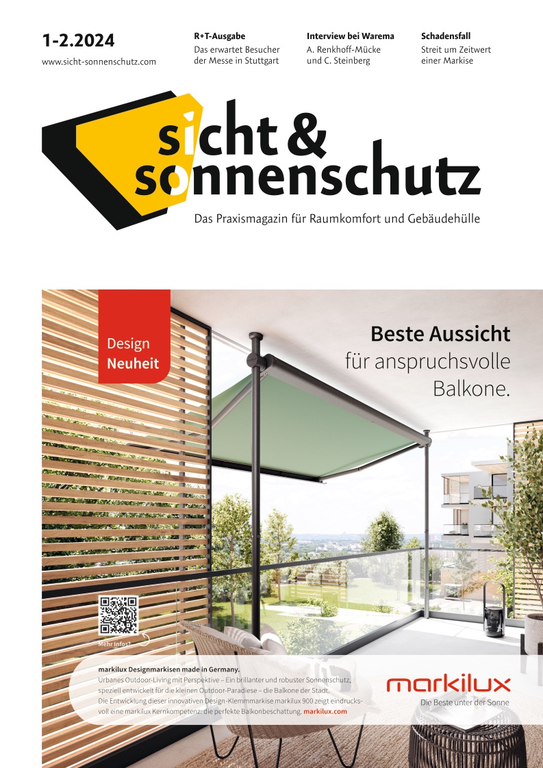 sicht & sonnenschutz - Ausgabe 1-2/2024 - digital