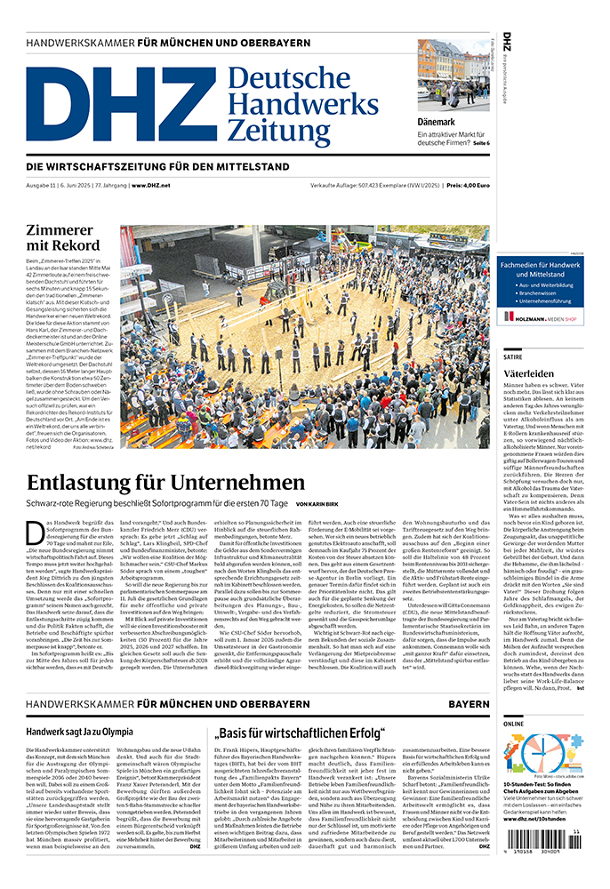 Deutsche Handwerks Zeitung - Ausgabe 11/2025