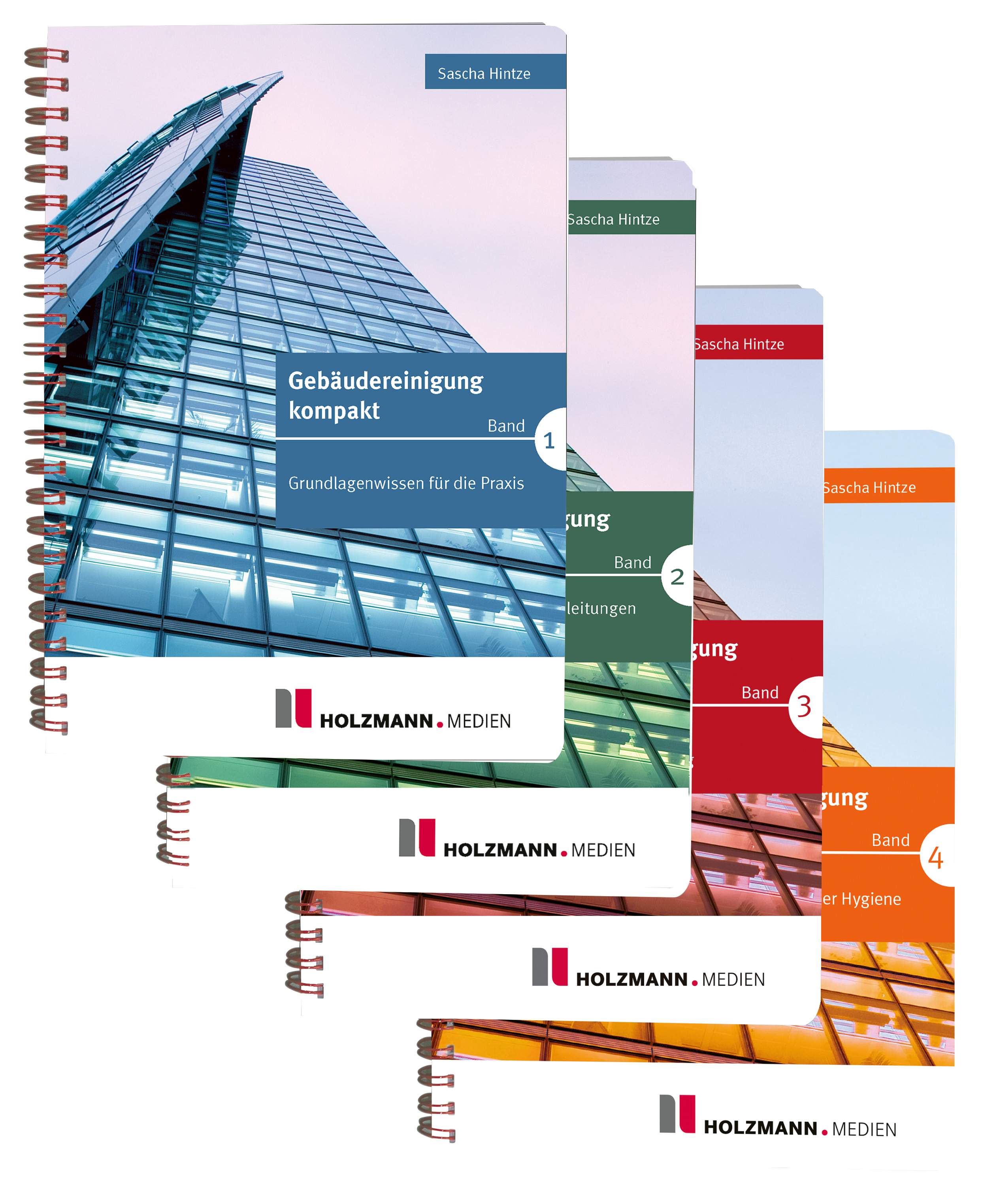 Gebäudereinigung kompakt -  Band 1 bis 4