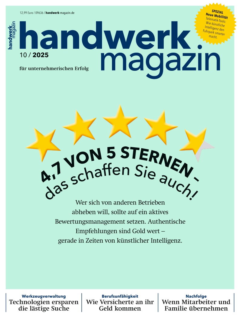 handwerk magazin - Ausgabe 10/2025