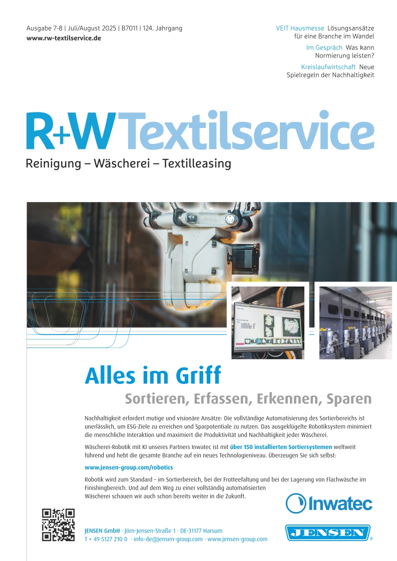 R+WTextilservice - Ausgabe 7-8/2025