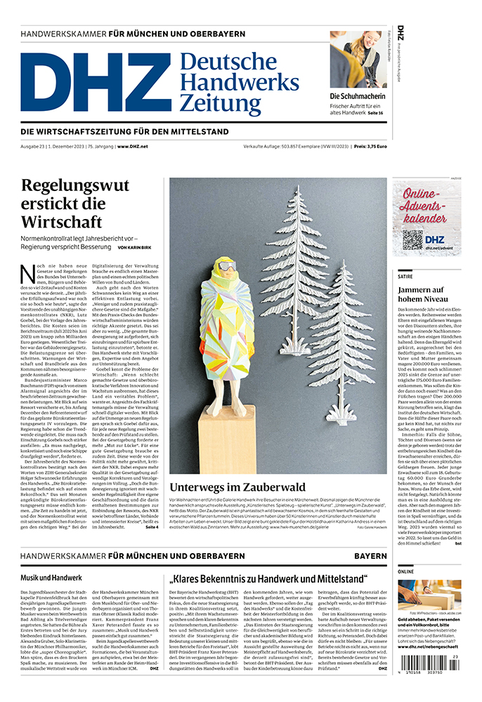 Deutsche Handwerks Zeitung - Ausgabe 23/2023