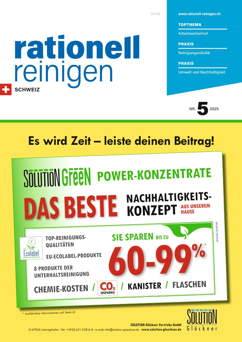 rationell reinigen Schweiz - Ausgabe 5/2025