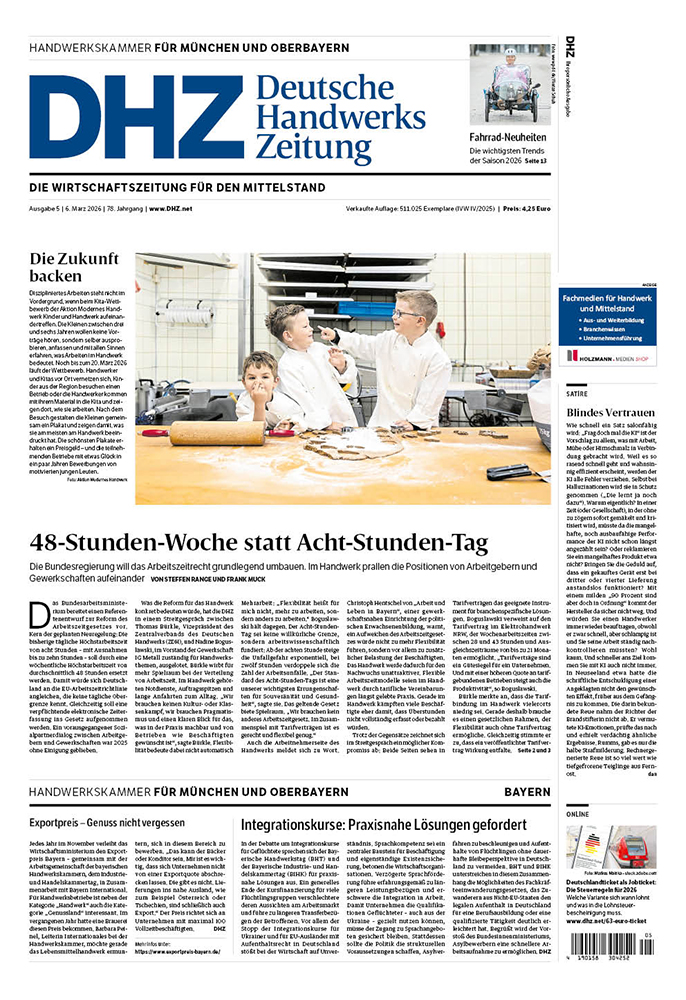 Deutsche Handwerks Zeitung - Ausgabe 5/2026