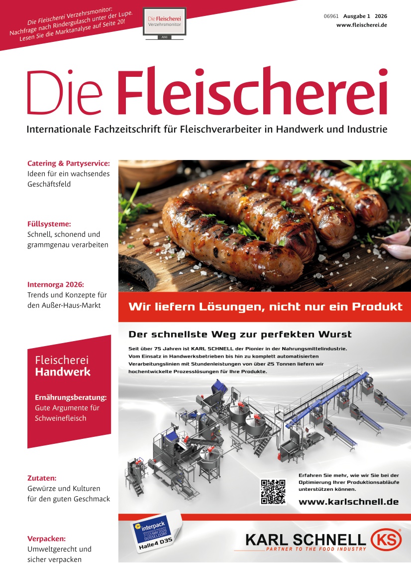 Die Fleischerei - Ausgabe 1/2026 - digital