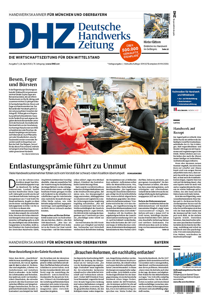 Deutsche Handwerks Zeitung - Ausgabe 7/2026