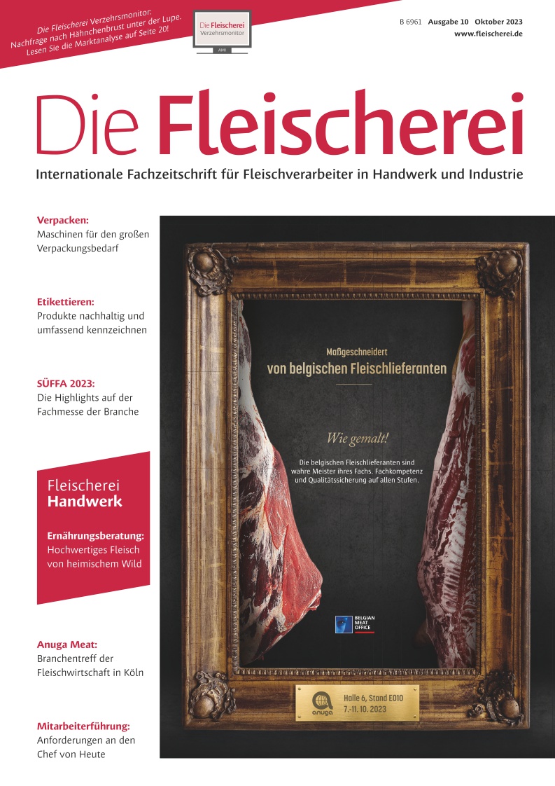 Die Fleischerei - Ausgabe 10/2023 - digital