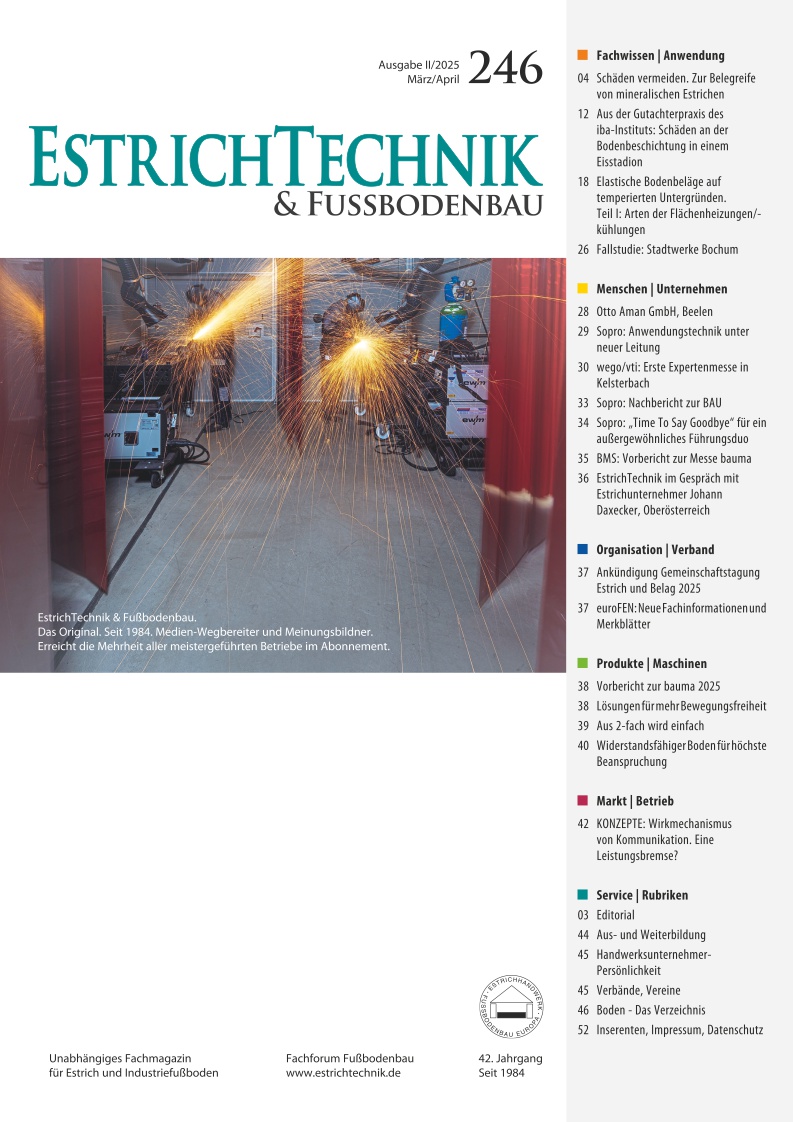 EstrichTechnik - Ausgabe 2/2025
