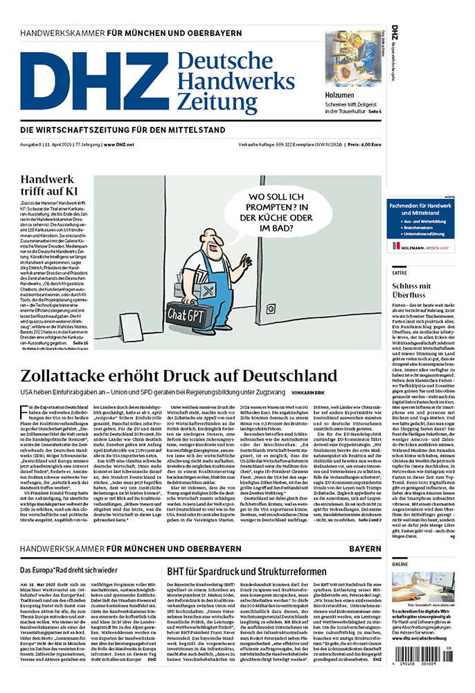 Deutsche Handwerks Zeitung - Ausgabe 8/2025