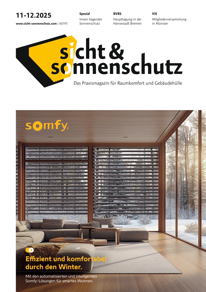 sicht & sonnenschutz - Ausgabe 11-12/2025