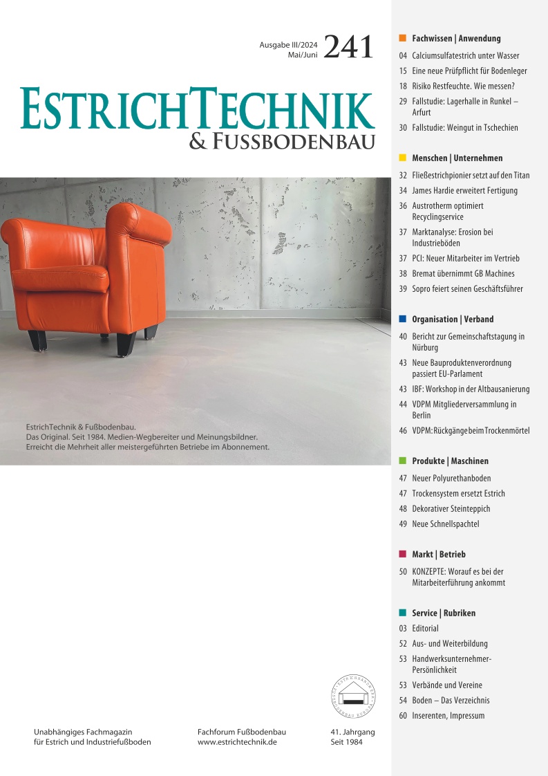 EstrichTechnik - Ausgabe 3/2024