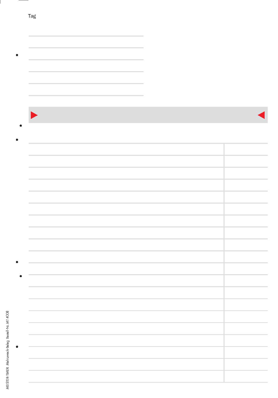 Formular-Set  "Handwerk"